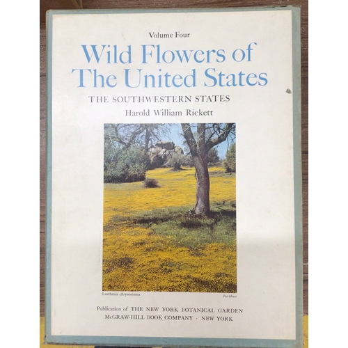 25 - Wild Flowers of The United States by Rickett. 14 volumes in slipcases.