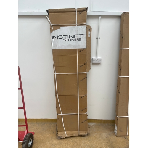 45 - Instinct shower surround 800 x 1000 x 1900, new in box.