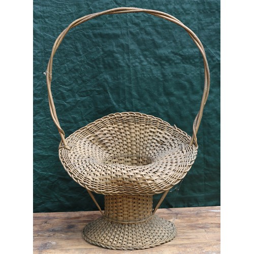 72 - Large Florists Display Basket approx. 85cm tall