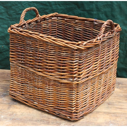 73 - Square Basket approx. 45cm square x 40cm tall