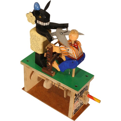 Sheep Shearing Man Automaton by Ron Fuller, bought new from Cabaret ...