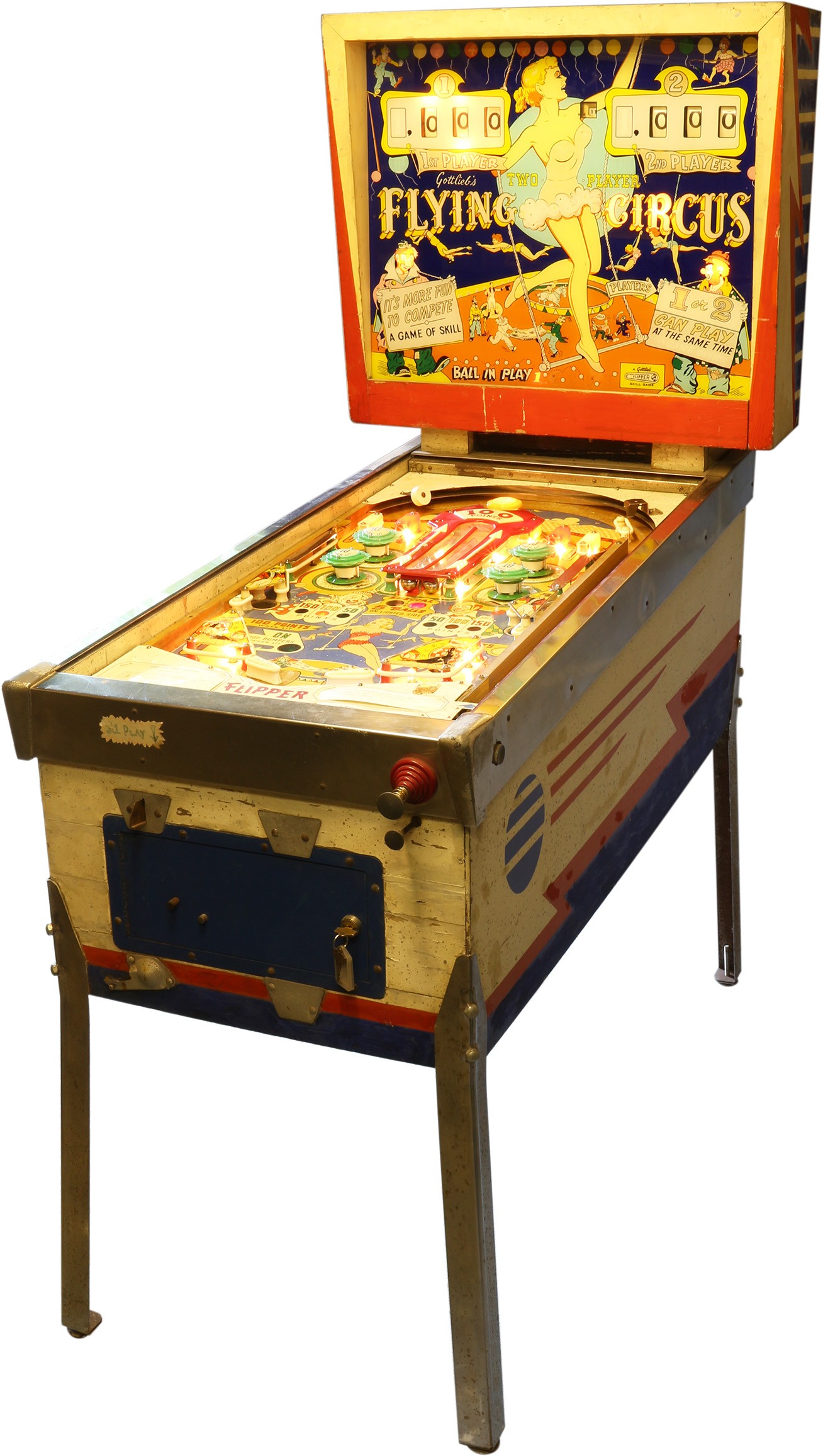 flying circus pinball machine