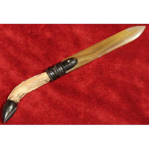 25 - Taxidermy Hoof Handle Letter Opener.31621