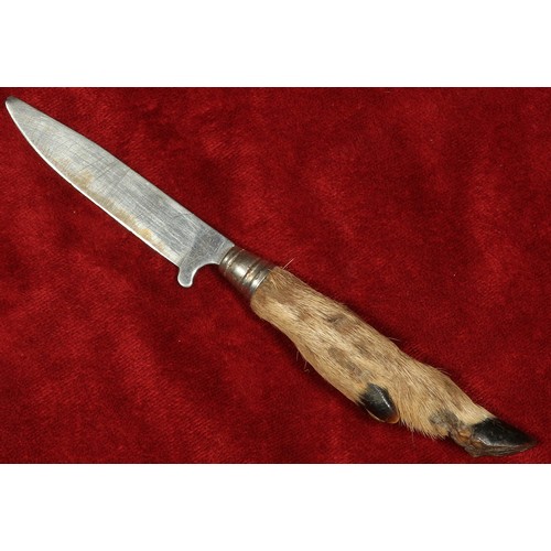 26 - Taxidermy Hoof Handle Knife.31622