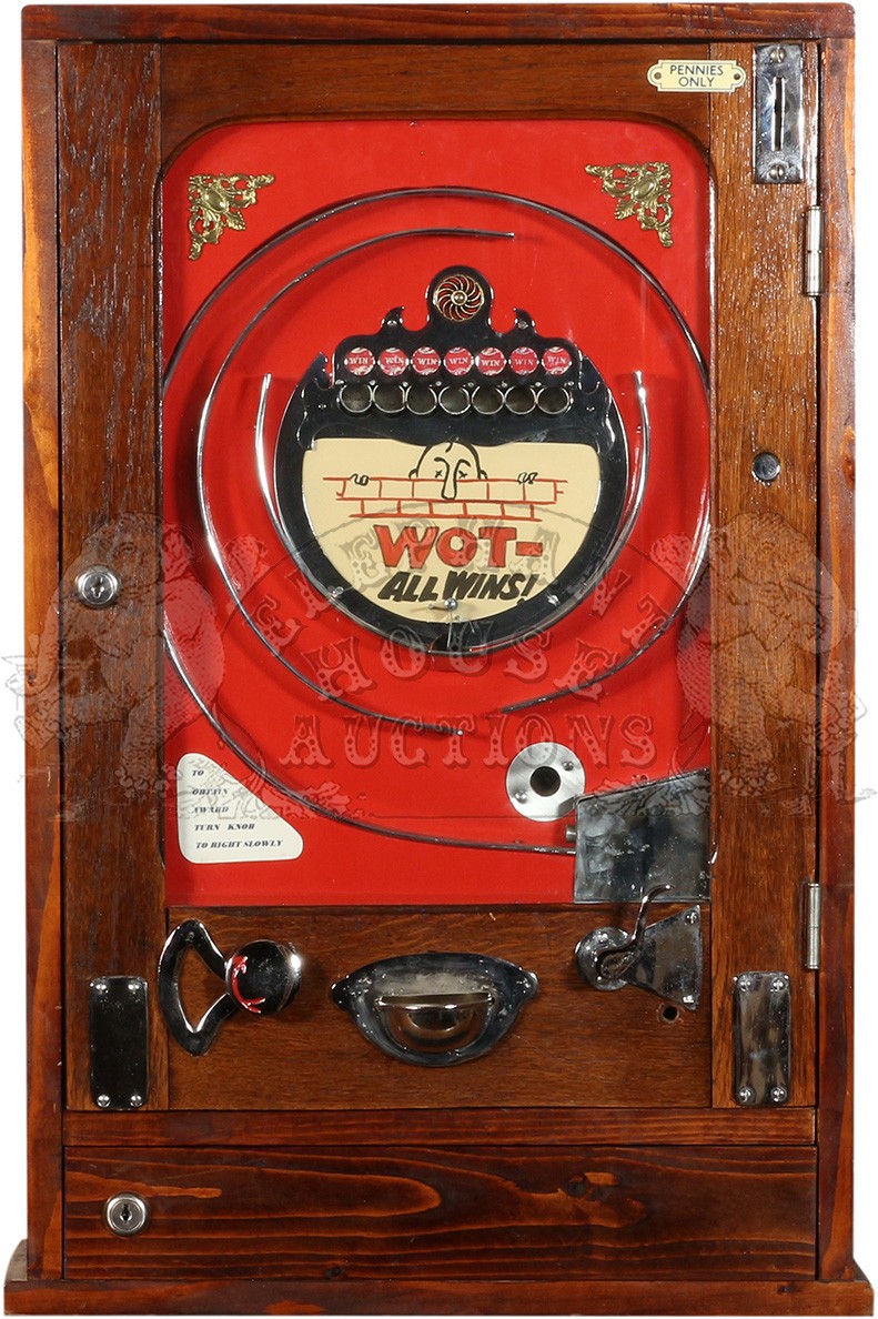WotAllWinners Vintage Coin Operated Allwin Slot Machine by Oliver