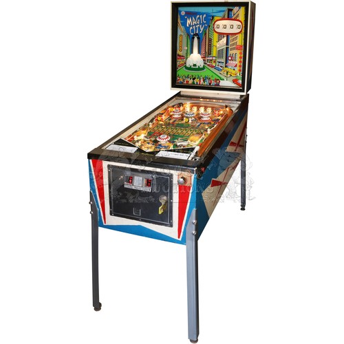 Magic City Coin Operated Pinball Machine by Williams nice example of this classic pintable, excell
