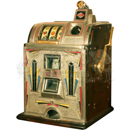 47 - Victoria A by Jennings - coin operated amusement machine, very nicely restored example with jackpot ... 