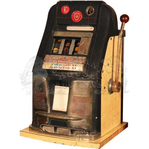 54 - Hi-Top by Mills (Chicago) - coin operated amusement machine for restoration - Formica sided cabinet ... 