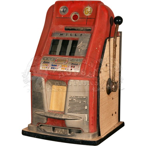 55 - Hi-Top by Mills (Chicago) - coin operated amusement machine for restoration - solid wood cabinet wit... 