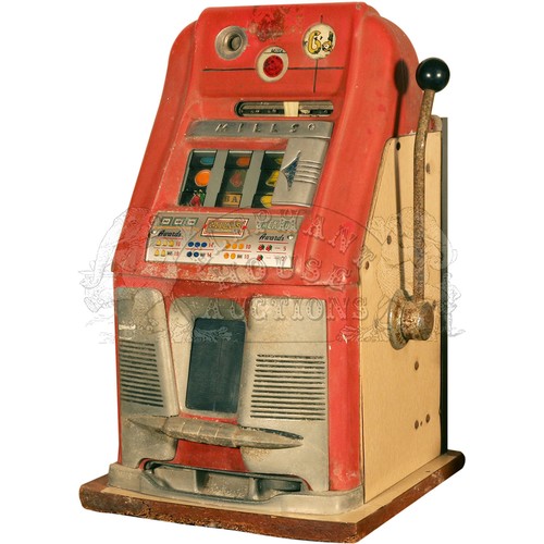 56 - Hi-Top by Mills (Chicago) - coin operated amusement machine for restoration - Formica sided cabinet,... 