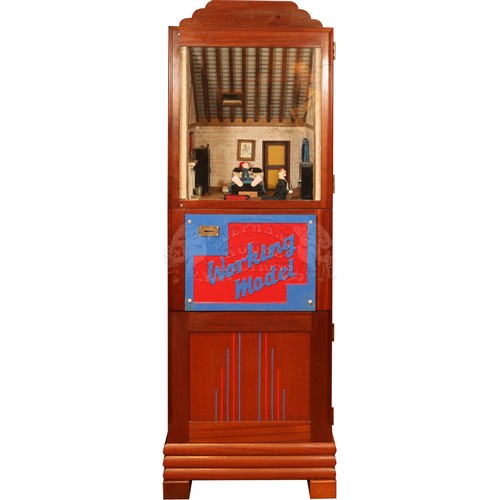 70 - The Burglar by Peter Barson - coin operated amusement machine - very high quality re-creation, based... 