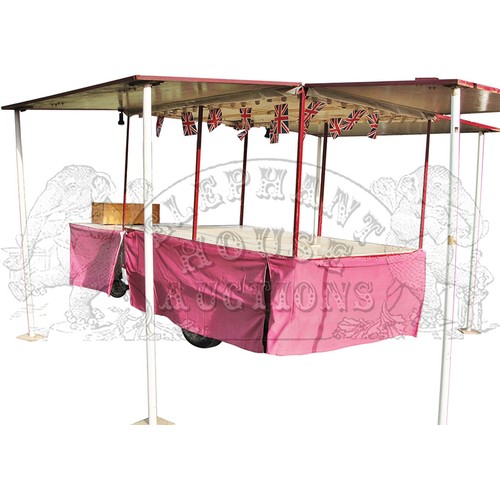 104 - Penny Amusement Arcade Trailer - the sides and back fold up to form roof canopies, whilst the front ... 