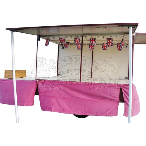 104 - Penny Amusement Arcade Trailer - the sides and back fold up to form roof canopies, whilst the front ... 