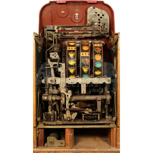 63 - Life-Size Cocktail Waitress Amusement Machine - an original Mills Hi-Top coin operated one arm bandi... 