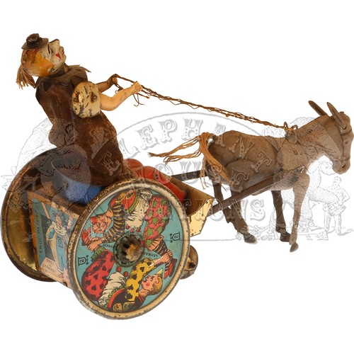 5 - Balky Mule by Lehmann - clockwork tinplate toy in working order and nice condition.                 ... 