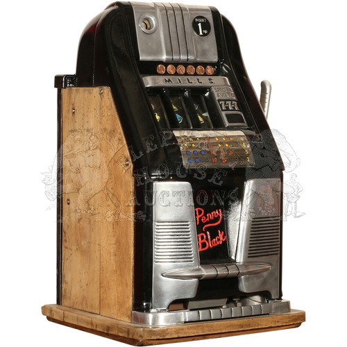 53 - Hi-Top by Mills (Chicago) - coin operated amusement machine in working order, original back and cash... 