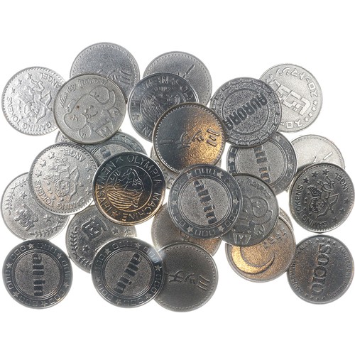 120 - 27 x Mixed Pachislo Tokens (fractionally larger than a 10p coin).30600