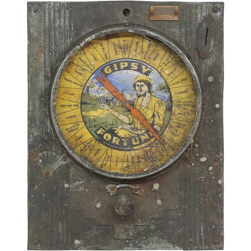 73 - Gipsy Fortune coin operated slot machine by Oliver Whales - for restoration - no cabinetOperating on... 