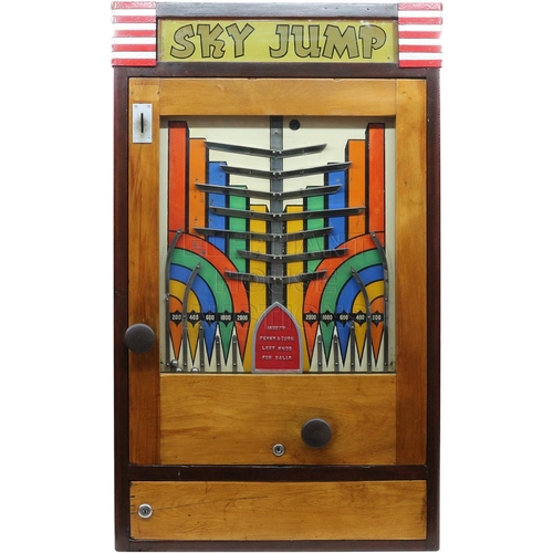 49 - Sky Jump by Stevenson & Lovett Ltd., c. 1950, interesting and addictive skill test game in good work... 