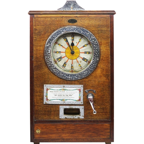 33 - Clock - 12 Win by Bryan's (Automatic) Works, c. 1947, serusl number 709, an interesting conversion i... 