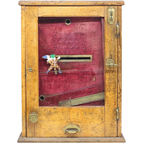 46 - Clown Catcher by Jentzsch & Meerz, for restoration.Old Penny (1d). Pays out Tokens. Main door has or... 