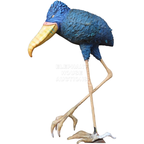 117 - Large Blue Bird, ex Blackpool Pleasure Beach, of fibreglass construction.Approximately 31 inches (78... 