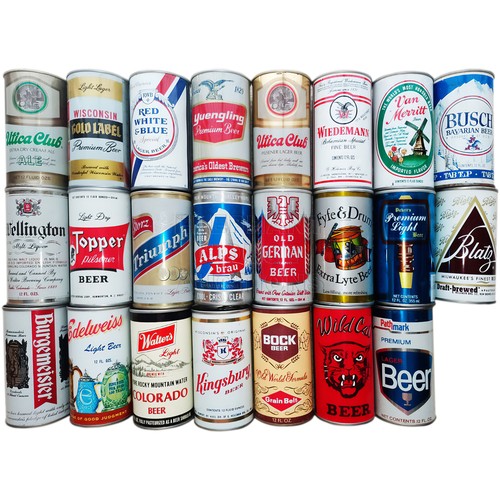 152 - American Beer Can Collection, around 110 vintage American beer cans, a few Canadian, with a few extr... 