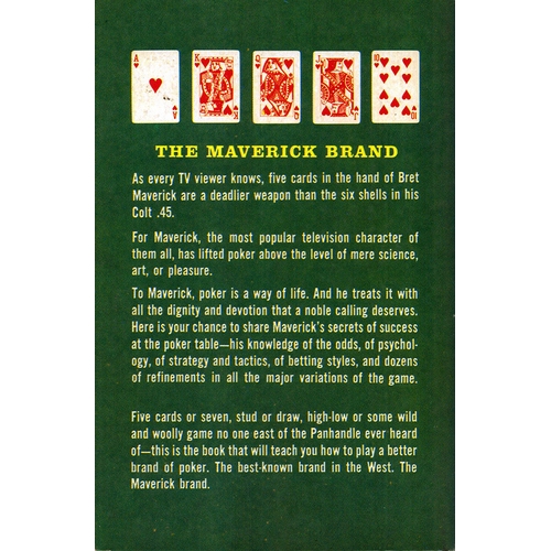 33 - Poker according to Maverick, c. 1959, in very good condition.
Keywords: gambling gaming casino
34899... 