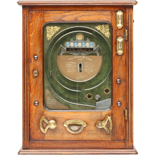 The Allwin de Luxe (dual slot, cloth back), can be played via old penny ...