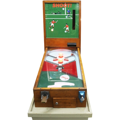 Shoot by Shields, c. 1960, rare small pinball machine that pays a roll ...