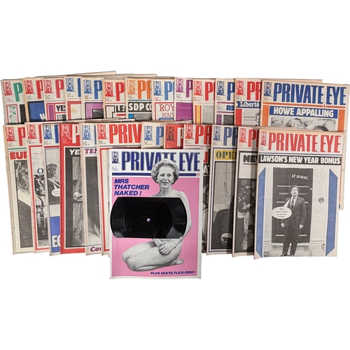 103 - Qty of Private Eye Magazines from 1989.Estimate: we've sold 1 of these before, to see previous sale ... 
