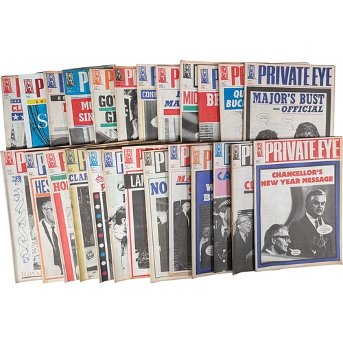 107 - Qty of Private Eye Magazines from 1993.Estimate: we've sold 1 of these before, to see previous sale ... 