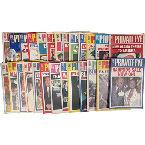 116 - Qty of Private Eye Magazines from 2002.Estimate: we've sold 1 of these before, to see previous sale ... 