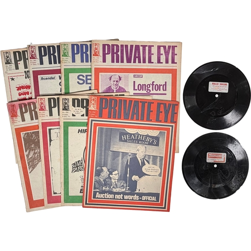85 - Qty of Private Eye Magazines from 197.Estimate: we've sold 1 of these before, to see previous sale r... 