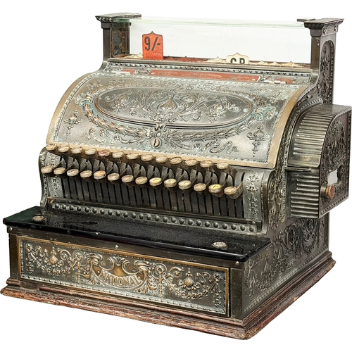 National Cash Register, model 36 1/4, serial number 545898. Bronze ...