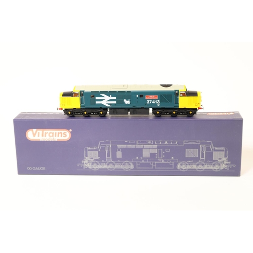 1048 - A ViTrains OO gauge BR Class 37/4 diesel-electric locomotive. Produced for Rails of Sheffield as Loc... 