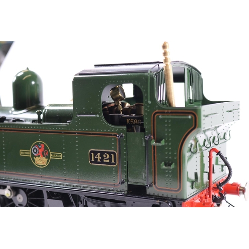 1080 - A Kingscale Gauge 3 live steam BR Class 14xx locomotive. A gas fired 2 cylinder 0-4-2T locomotive wi... 