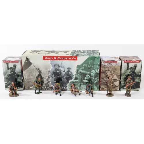 1181 - 4 King & Country. German Forces 1944 - Jagd Panther Riders WSS62 4 soldiers. Home Guard - The Old So... 