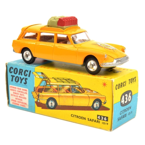 1427 - Corgi Toys Citroen Safari ID19 (436). Wild Life Preservation example In deep yellow with light brown... 