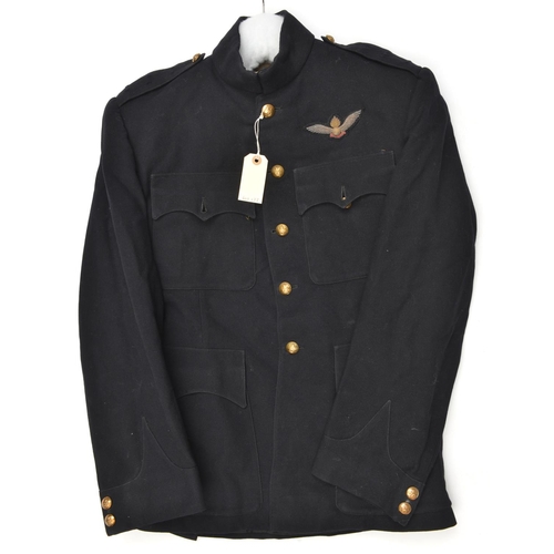 632 - A post 1902 R Artillery officers No 1 blue tunic, with scarce gilt embroidered Air Observations Post... 