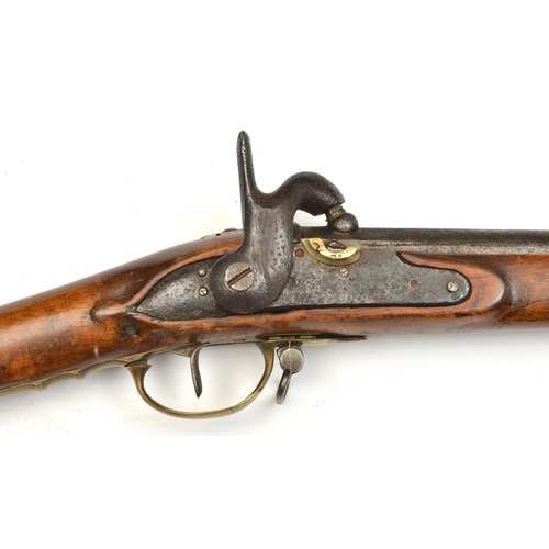 723 - A 12 bore Crimean War period Russian percussion musket,  57