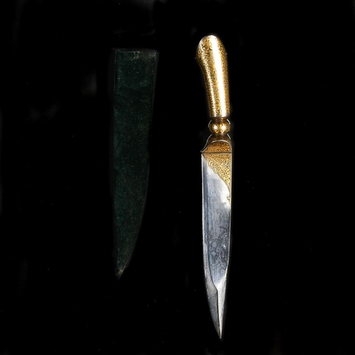 175 - An interesting Indian dagger kard. Formed from 2 daggers which slot together as one, straight polish... 