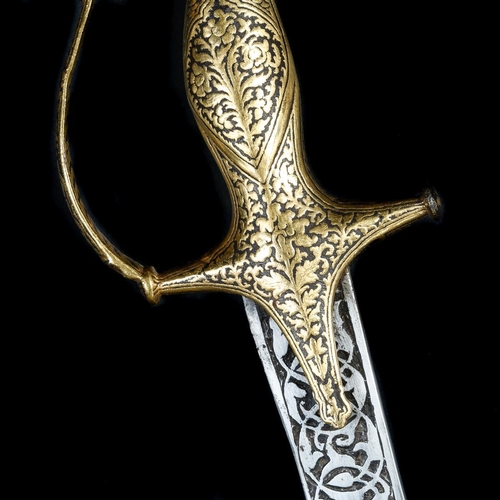 212 - A fine Indian sword tulwar from Rajasthan. Made for a child, late 19th century, curved slender SE bl... 