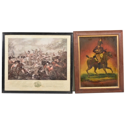 311 - 5 contemporary coloured prints of Crimean War scenes,  pub 1854/55 by Lloyd Bros & Co, London, mount... 