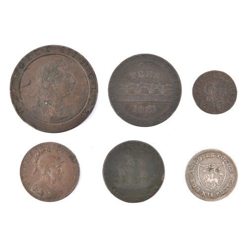 316 - British Trade Tokens: Andover, Hampshire   AR shilling, Payable by W.S. & I. Wakeford, 1811, NVF; Br... 