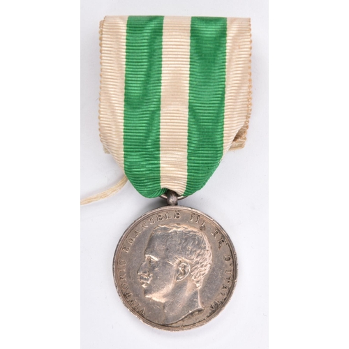 365 - Italy: Messina earthquake medal 1908, un-named NVF (some contact marking)                           ... 