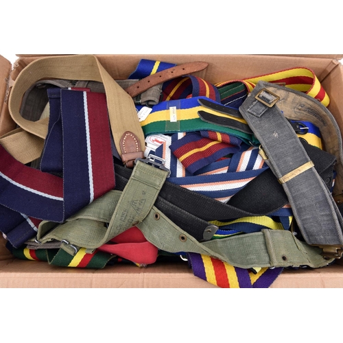 459 - Approx 40 different stable belts, cavalry, yeomanry, corps, infantry, Commonwealth, etc, small buckl... 