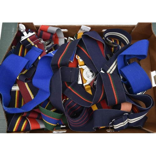 460 - 25 different stable belts,  all with regimental/corps WBC/WBP, including 17th L, Q. Royal Lancers, W... 