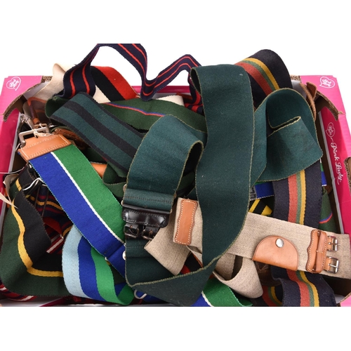 461 - 17 different stable belts, all with regimental/corps WBC/WBP, including 5th RIDG, ERII RE, Brigade o... 