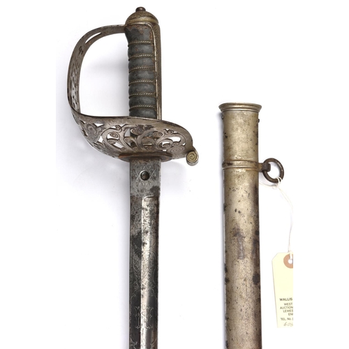 528 - A late Vic officer’s sword of the 5th (Princess Charlotte of Wales’s) Dragoon Guards, very slightly ... 